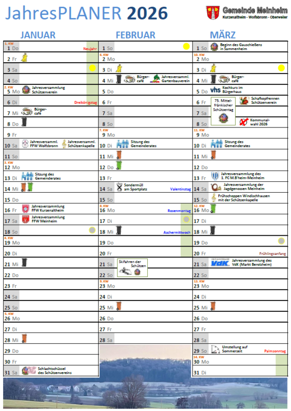 JahresPLANER 2026